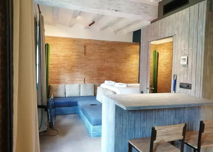 Beachfront Barceloneta Street